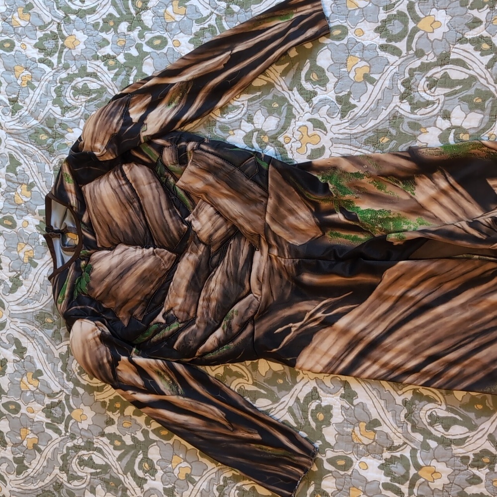 Groot Kids One Piece Brown and Green Costume Size Medium 8-10 - No Mask